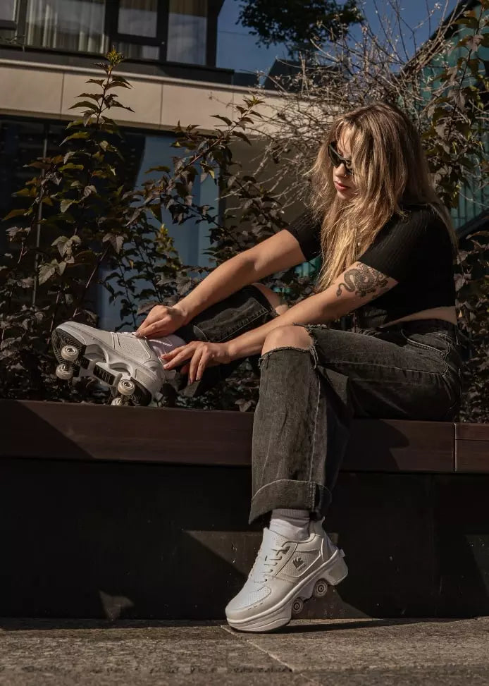 Жіночі роликові кросівки 2-в-1 – мода зустрічає рух